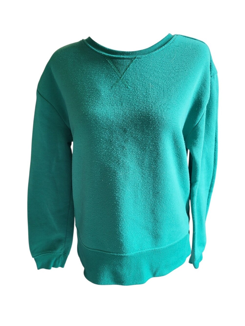 Derek Heart Crewneck Sweatshirt Green sz M